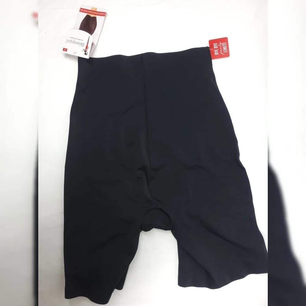 NWT Skinny Girl SHAPING Sonic Edge Long Leg Shorts Small Black